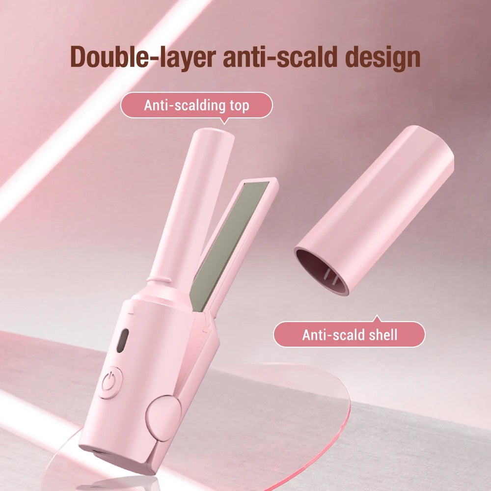 Portable Small Hair Curling Machine Multifunctional +BATANA OIL Conditioner