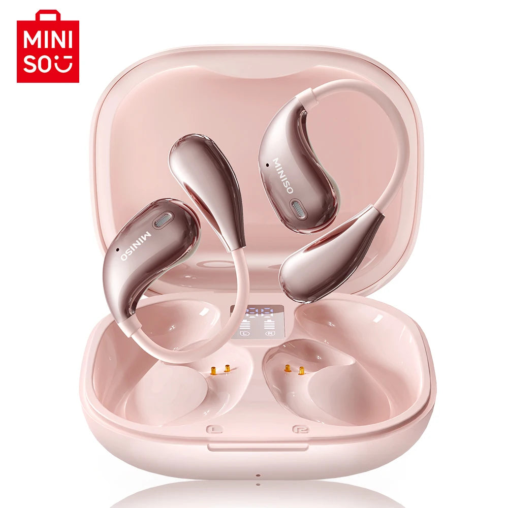 Translator Earphone MINISO X33 Wireless Headphones Bluetooth Translation Earbuds Superb Bass HiFi,13mm dynamic coil Built-in Mic
