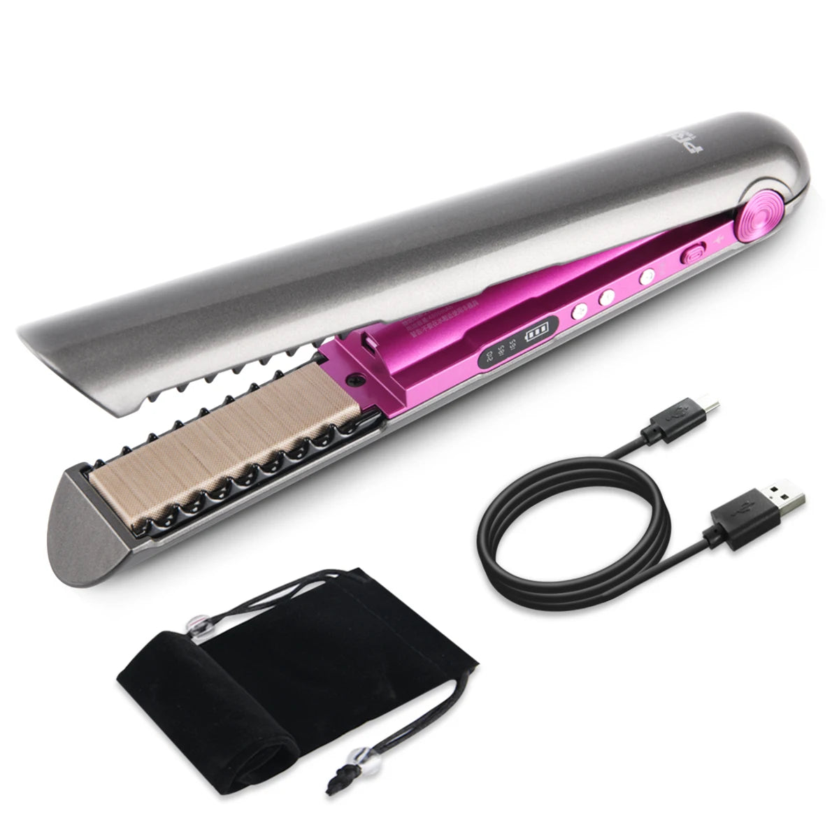 Hair Brushes Straightening Dry Wet 40w 59w Hair Straightener Curling Iron
