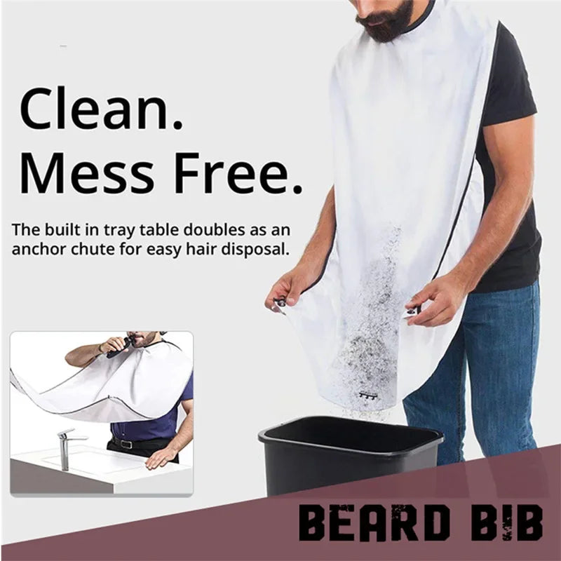 Beard Apron Trimmer; Beard Catcher Waterproof