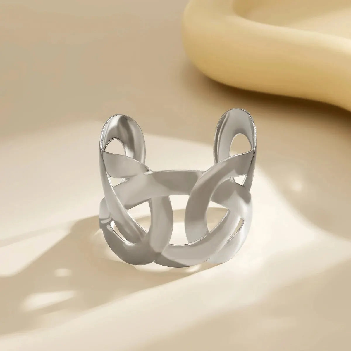 Vintage Geometric Cross Wide Cuff Bracelet for Women