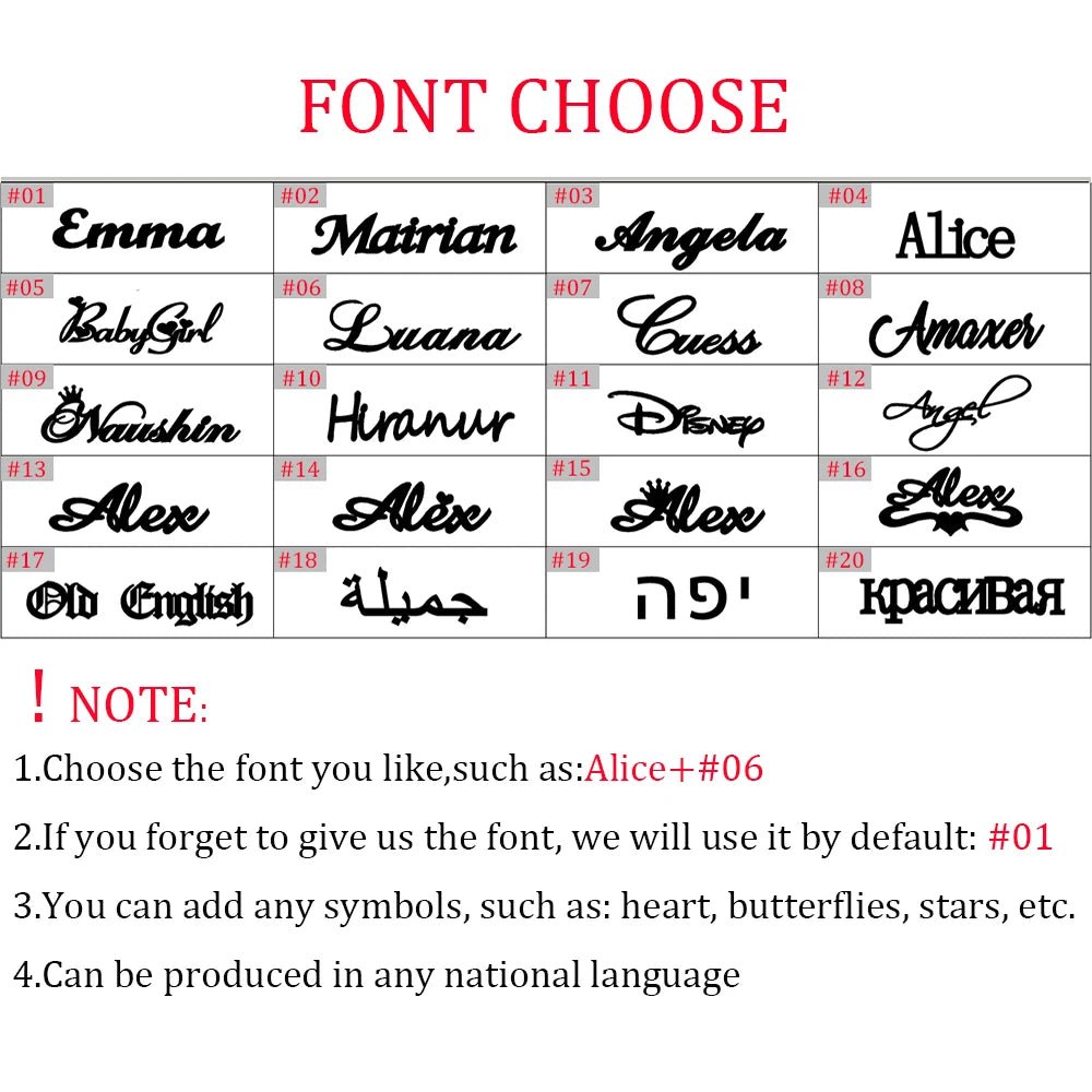 Customized Name Chain For Women Children's Baby Girl's - Buy One Get One π₯ - BeeBeeBuys