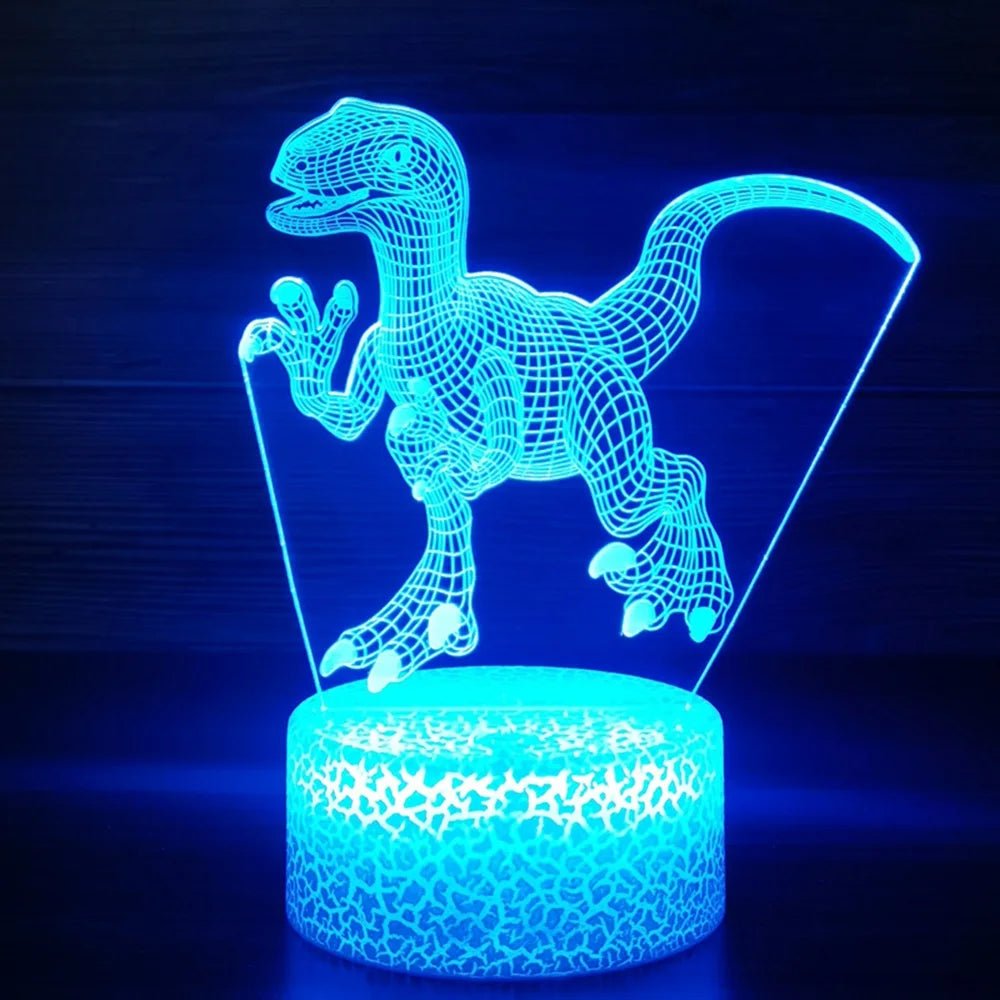 Dinosaur 3D LED Nigh tlight For Kids - BeeBeeBuys