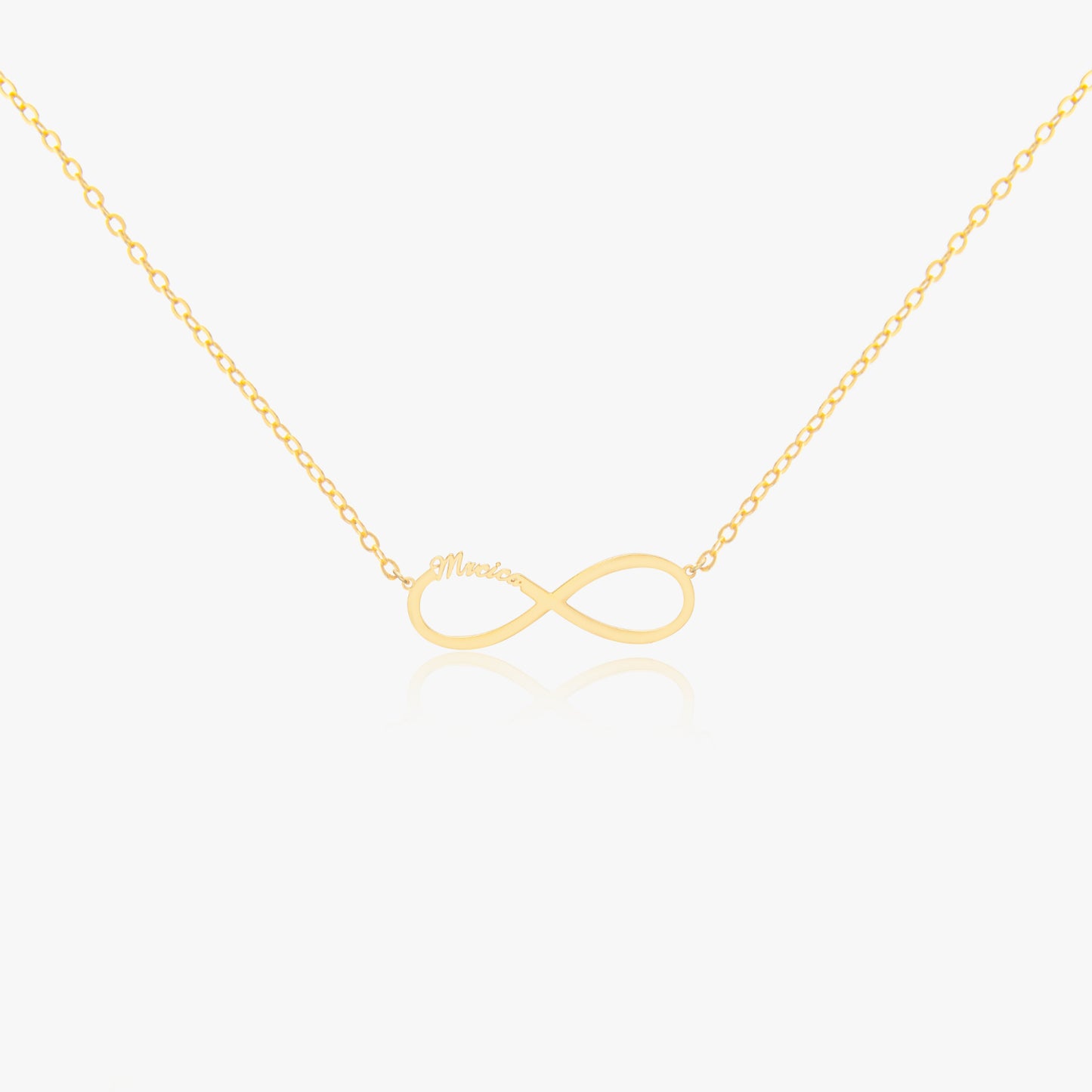 Infinity Necklace, Custom Name Necklace, Stainless Steel Necklace