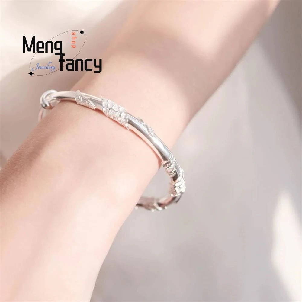 Luxury Floral Vintage Sliding Bangle - Buy One Get One Free 🔥 - BeeBeeBuys