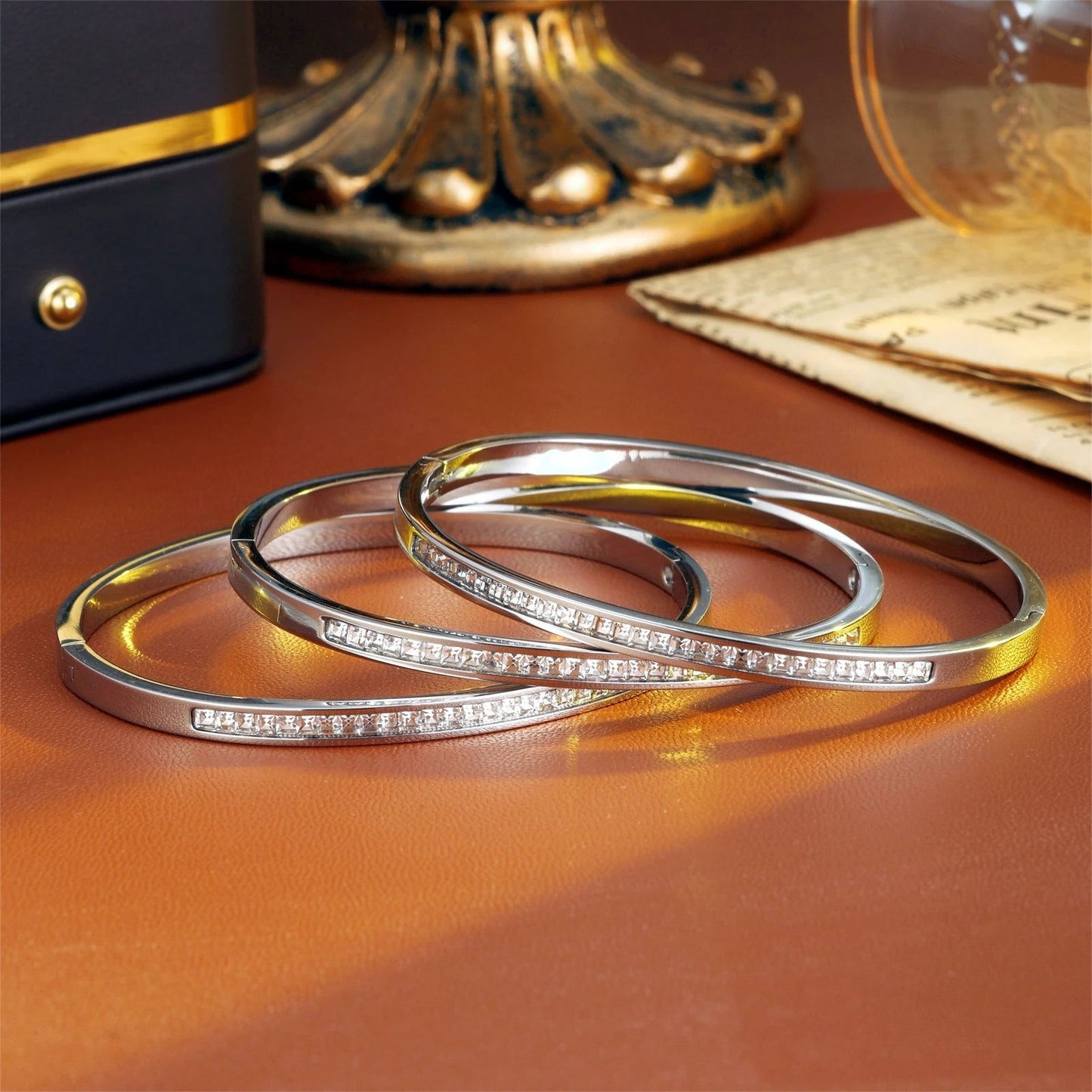 Nail Light Luxury Stainless Steel Jewelry Women's High Quality Bracelet - BeeBeeBuys