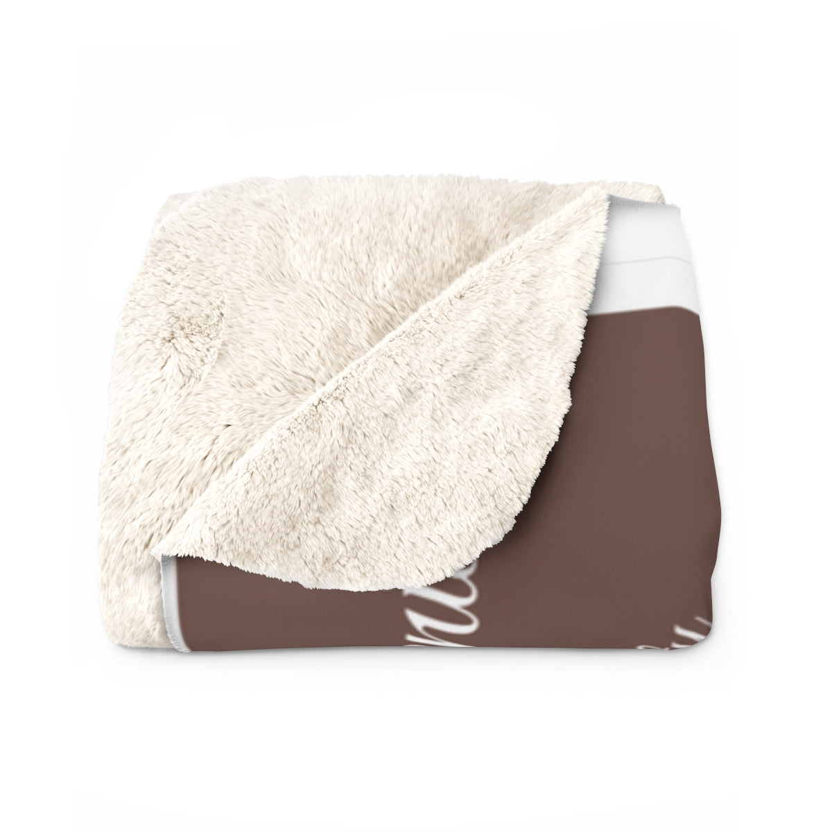 The Personalized love to Infinity Sherpa Fleece Blanket