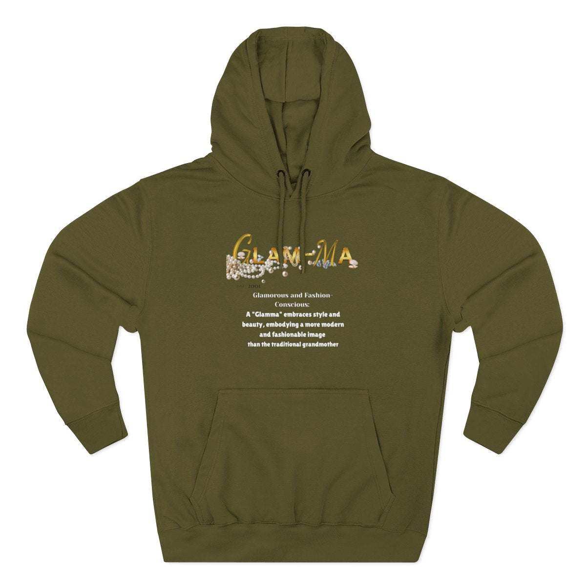 Glam-Ma Sweatshirt — For Grandmas Who Slay 👑✨Fleece Hoodie
