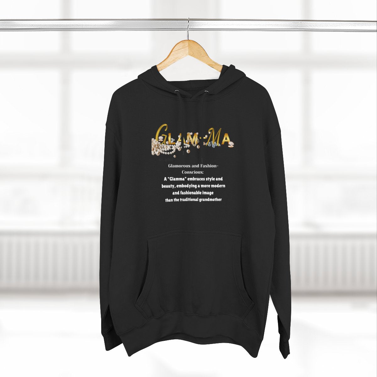 Glam-Ma Sweatshirt — For Grandmas Who Slay 👑✨Fleece Hoodie