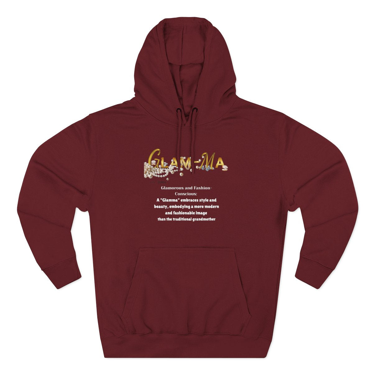 Glam-Ma Sweatshirt — For Grandmas Who Slay 👑✨Fleece Hoodie
