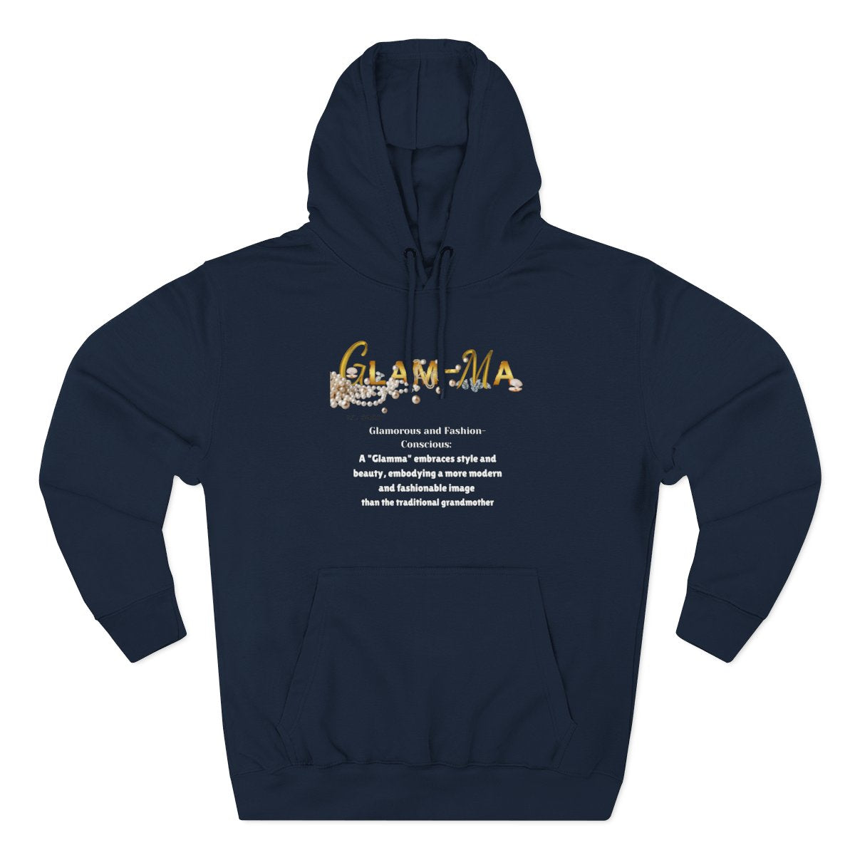 Glam-Ma Sweatshirt — For Grandmas Who Slay 👑✨Fleece Hoodie