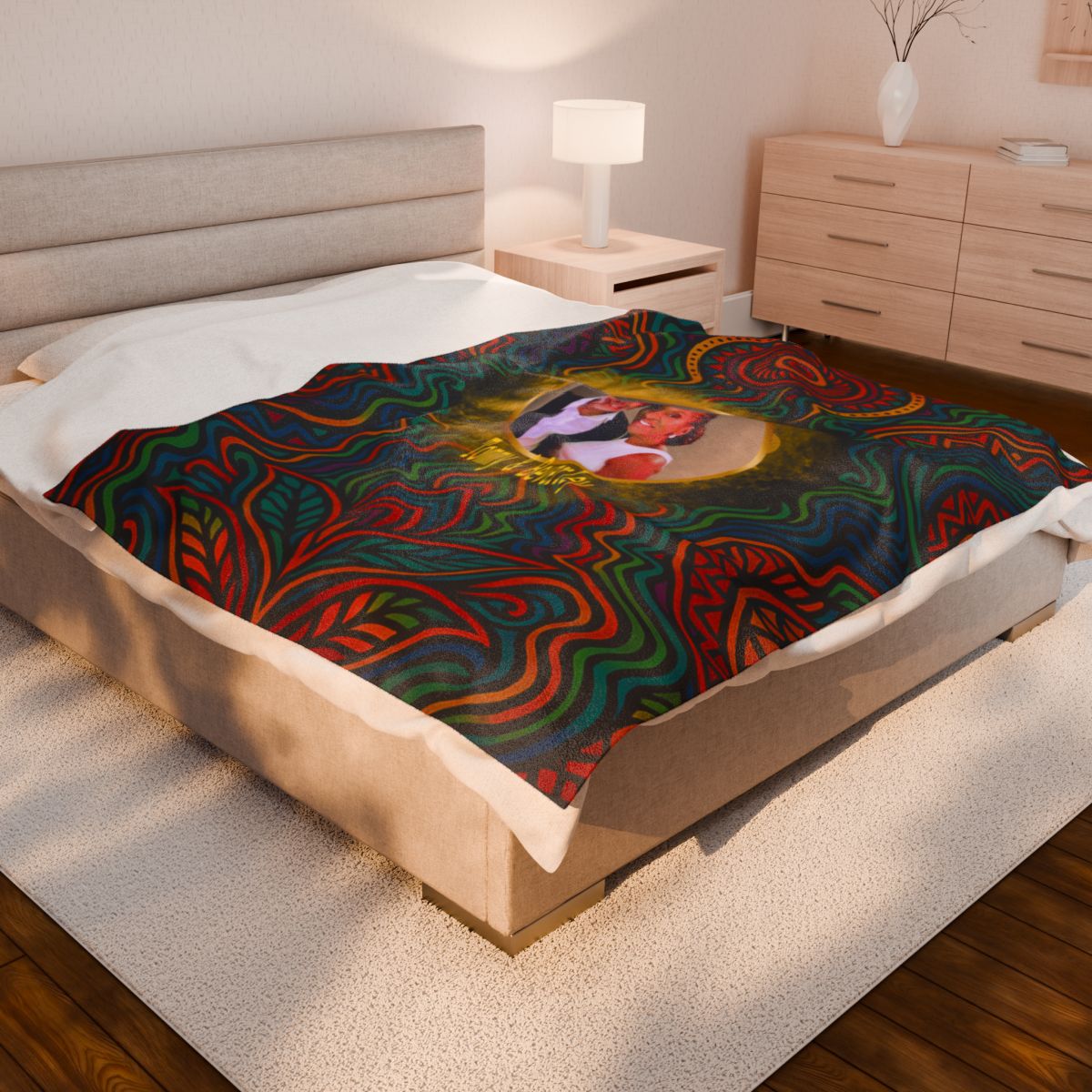 African Vibe Blanket/throw - Personalize it !