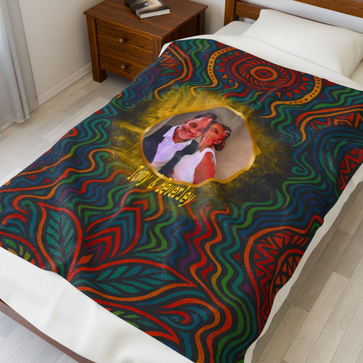 African Vibe Blanket/throw - Personalize it !