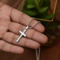 To My Soulmate Necklace, Ball Chain Cross Necklace, Necklace for Her