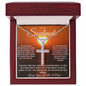 To My Soulmate Necklace, Ball Chain Cross Necklace, Necklace for Her