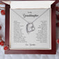To My Granddaughter Necklace, Never Forget That I Love You Necklace