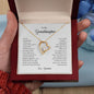 To My Granddaughter Necklace, Never Forget That I Love You Necklace