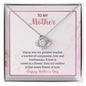 To My Mother Necklace, Love Knot Necklace, Mother Jewelry