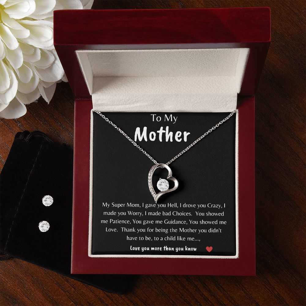 To My Mom - A Child Like Me - Forever Love Necklace