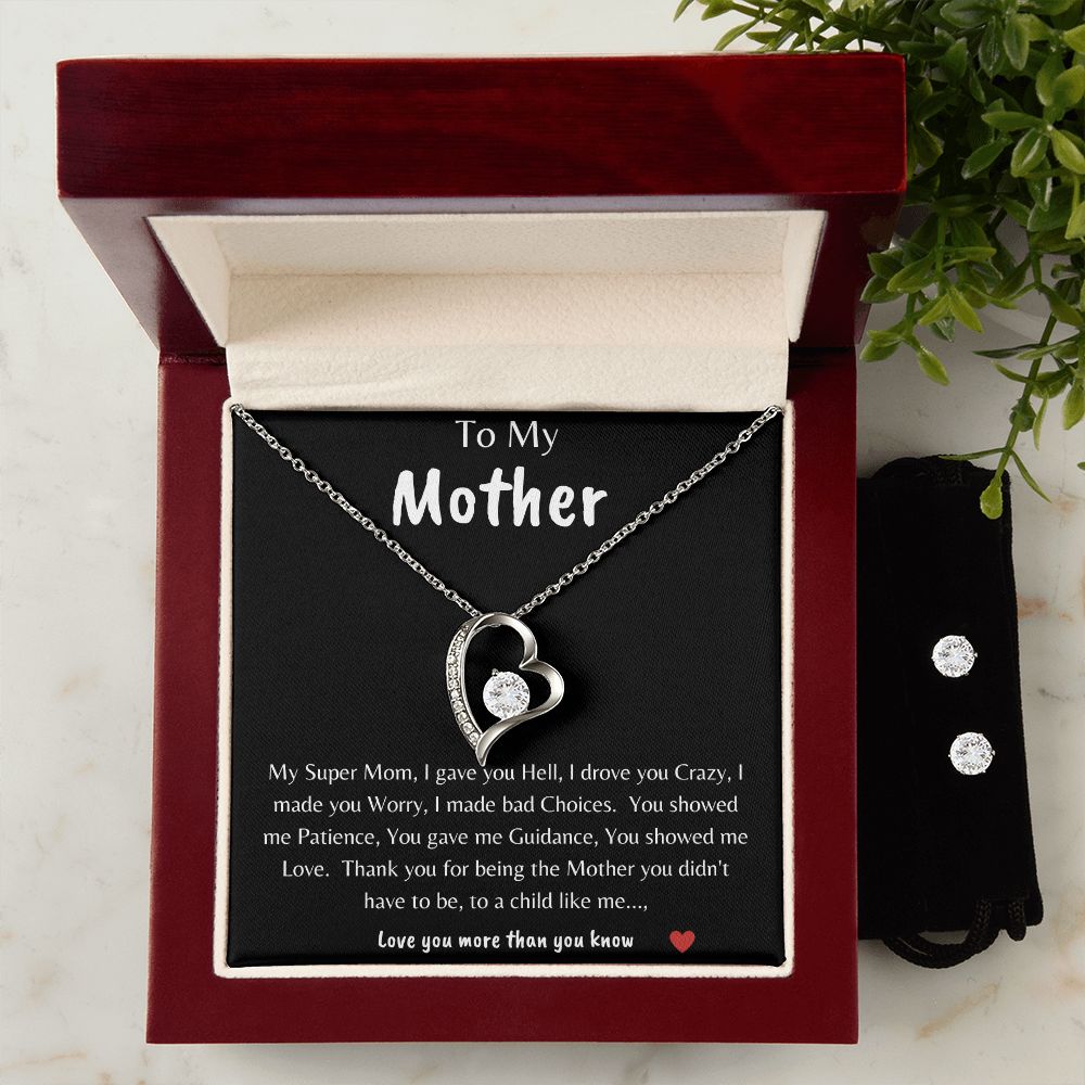 To My Mom - A Child Like Me - Forever Love Necklace