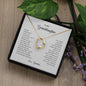 To My Granddaughter Necklace, Never Forget That I Love You Necklace