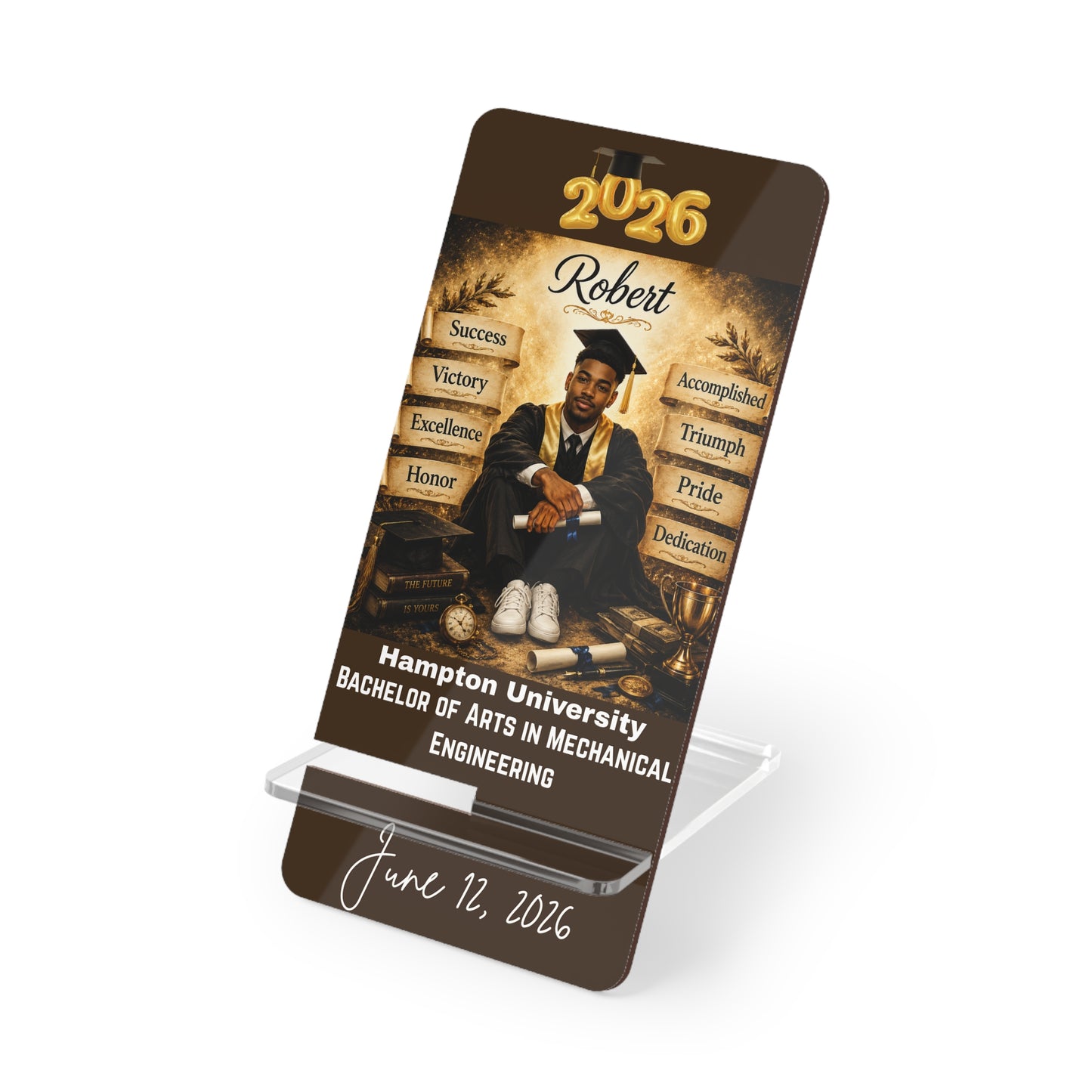 Graduation Smartphone Stand — Personalized Just for Your Graduate!