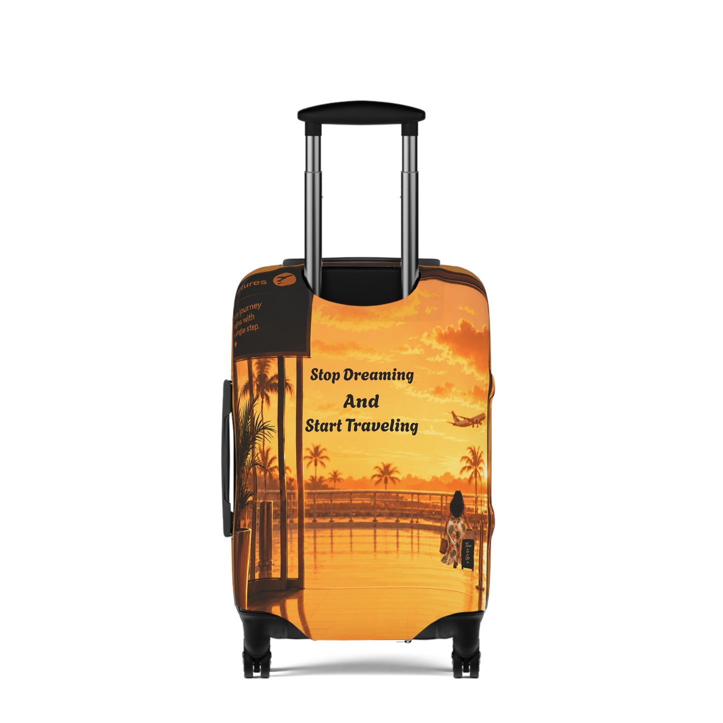 Back View Personalized Travel Luggage Cover - It's You