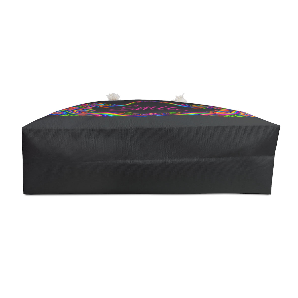 Copy of Personalized Floral Weekender Bag – Colorful Boho Tote with Name (Emily)