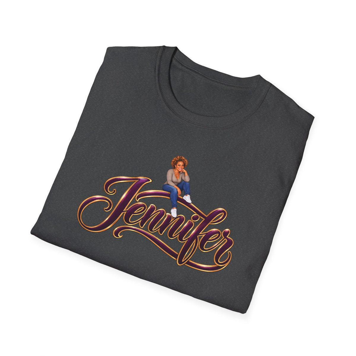 Personalized Name and Illustrated Likeness T-Shirt