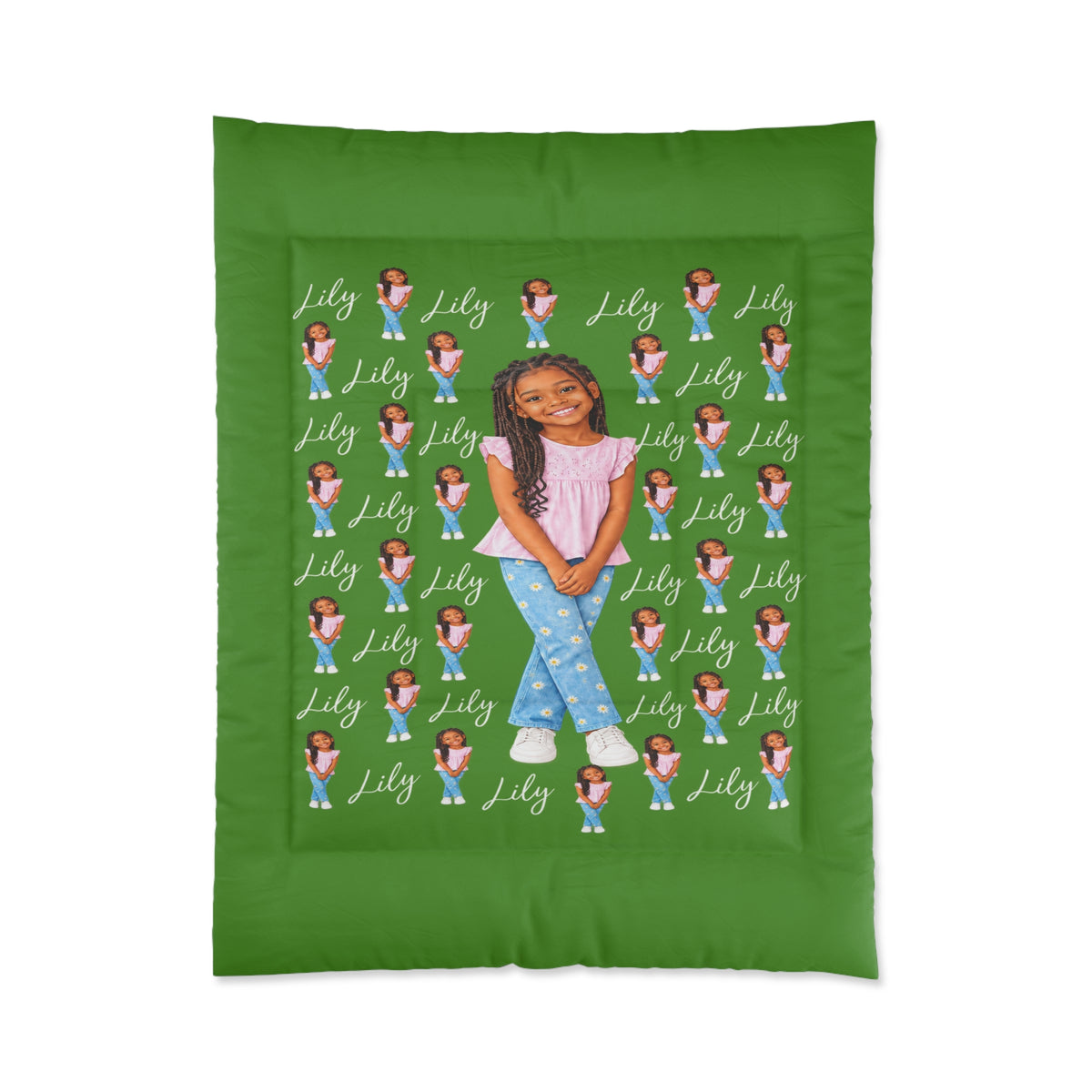 Copy of Personalized Children’s Comforter With Their Likeness and Name