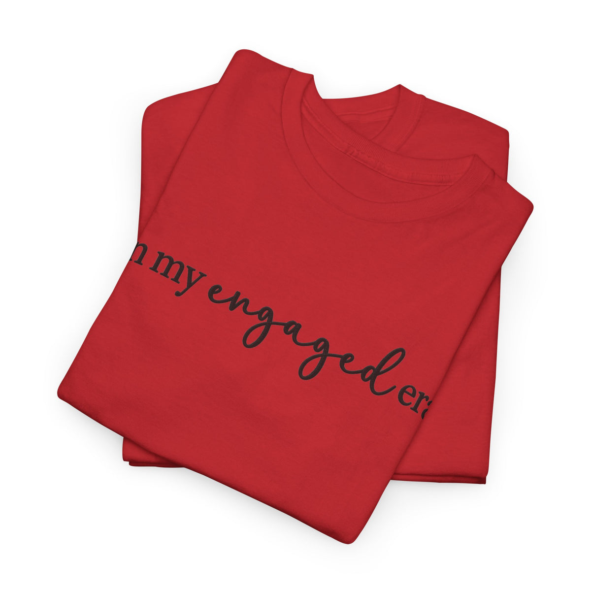 Personalized “In My Engaged Era” T-Shirt With Future Last Name