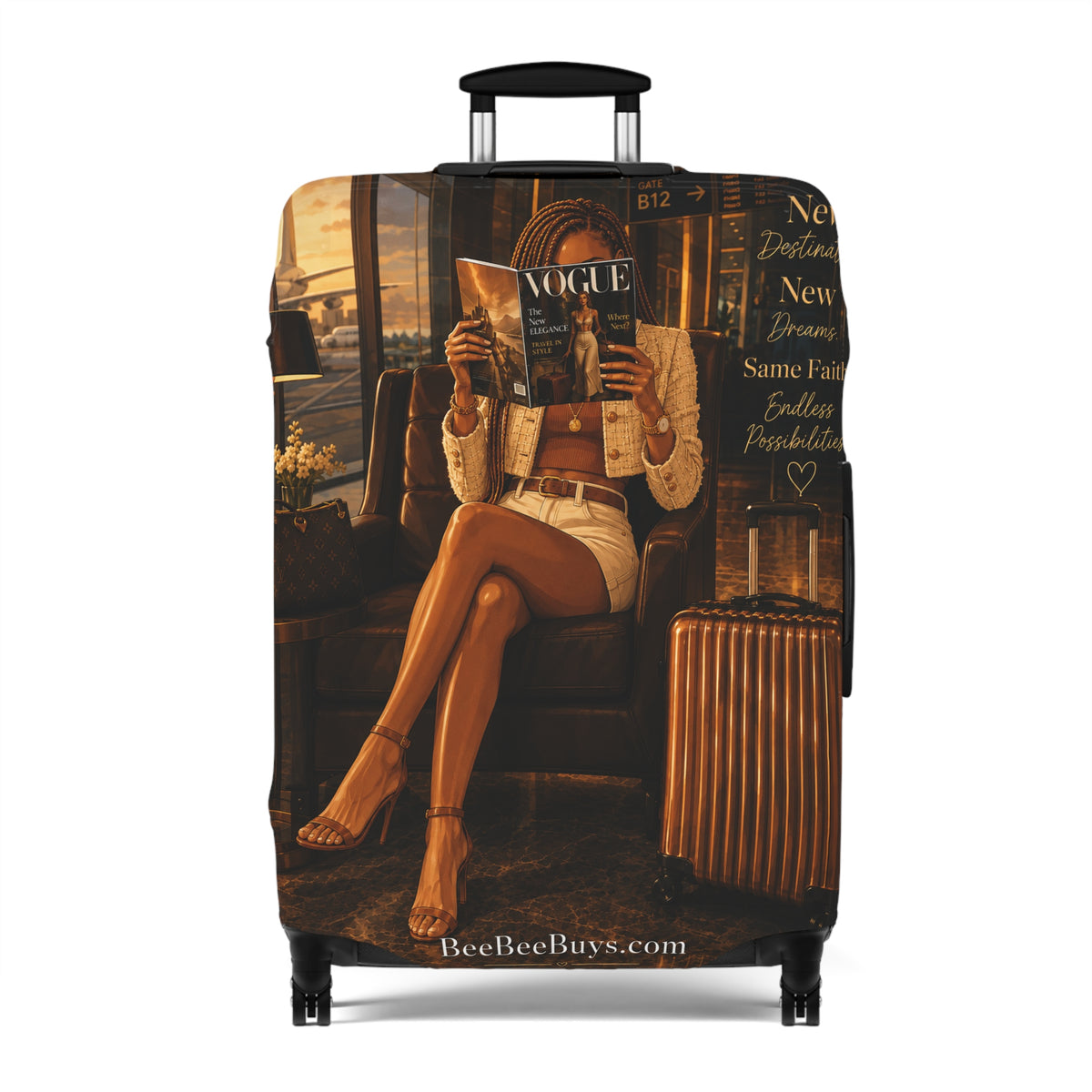 Copy of Personalized Travel Luggage Cover — Inspired by your likeness