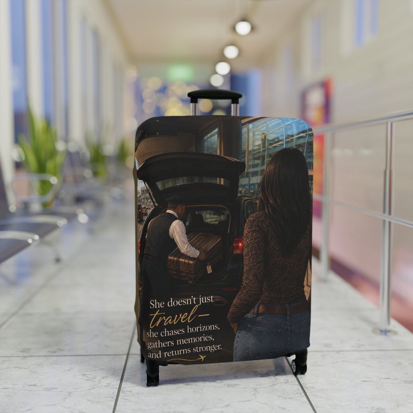 Personalized Travel Luggage Cover 2 — Inspired by your likeness