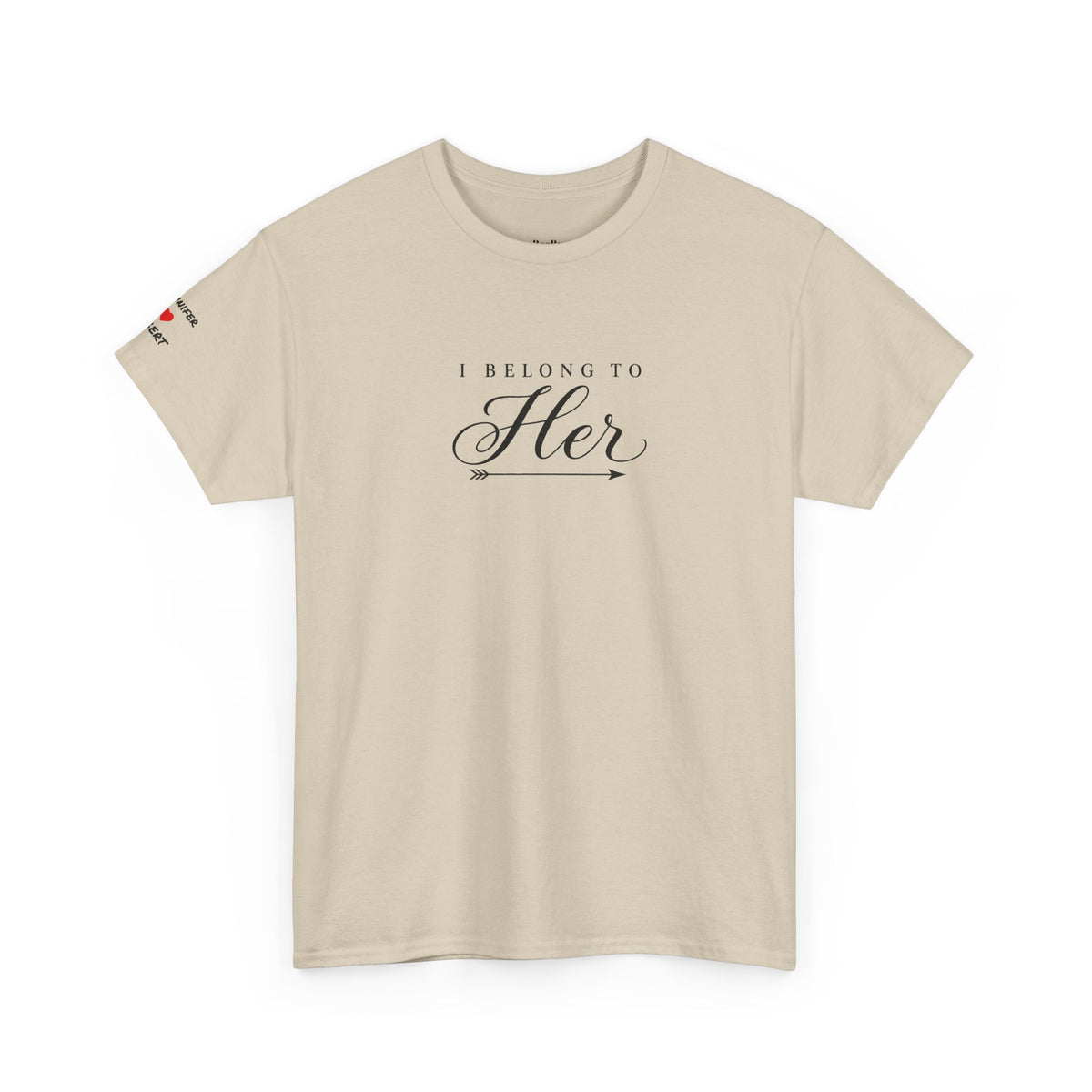 Personalized “I Belong to Him” & “I Belong to Her” Couples T-Shirts
