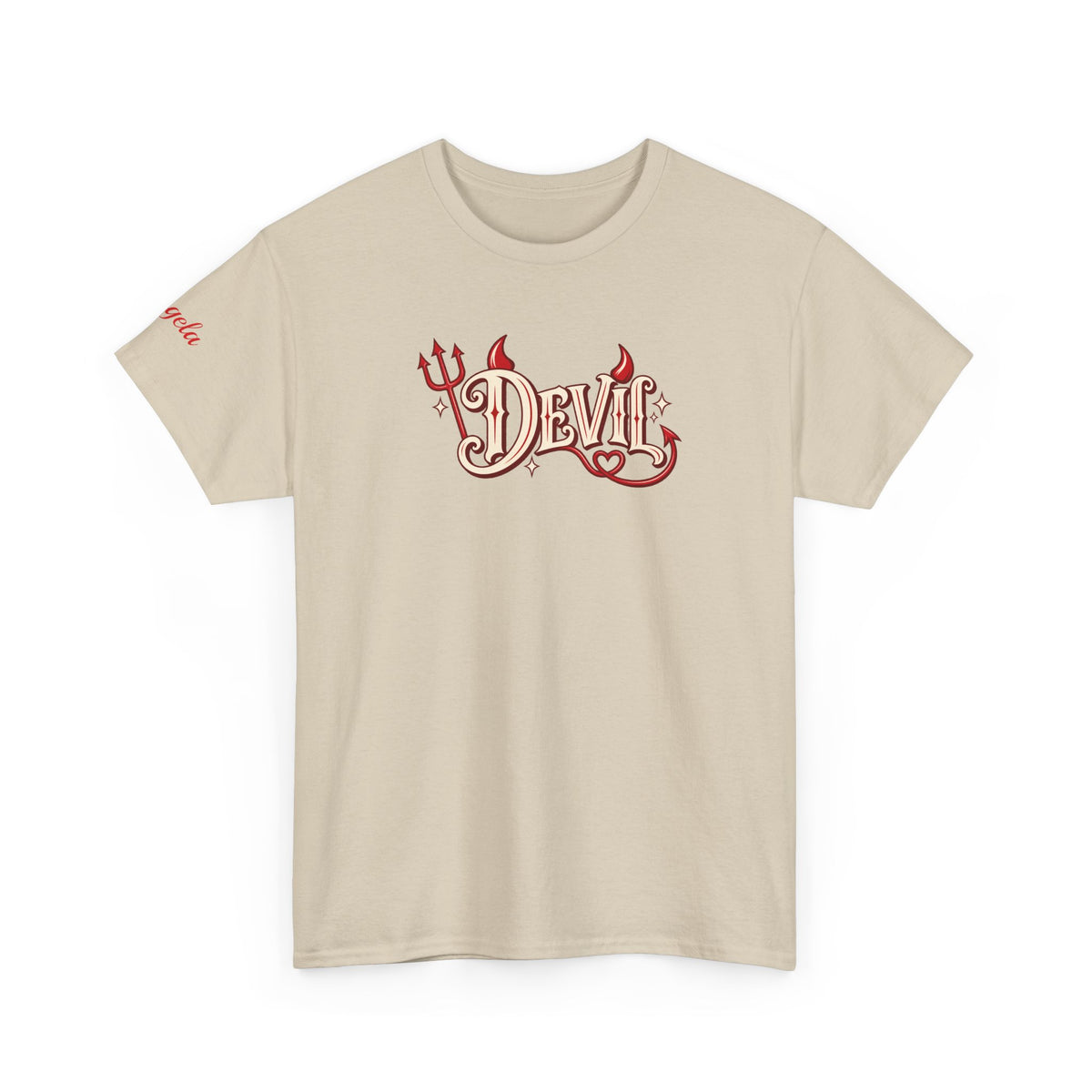 Personalized “I Put the D in Devil” Couples T-Shirt Set- live personalization
