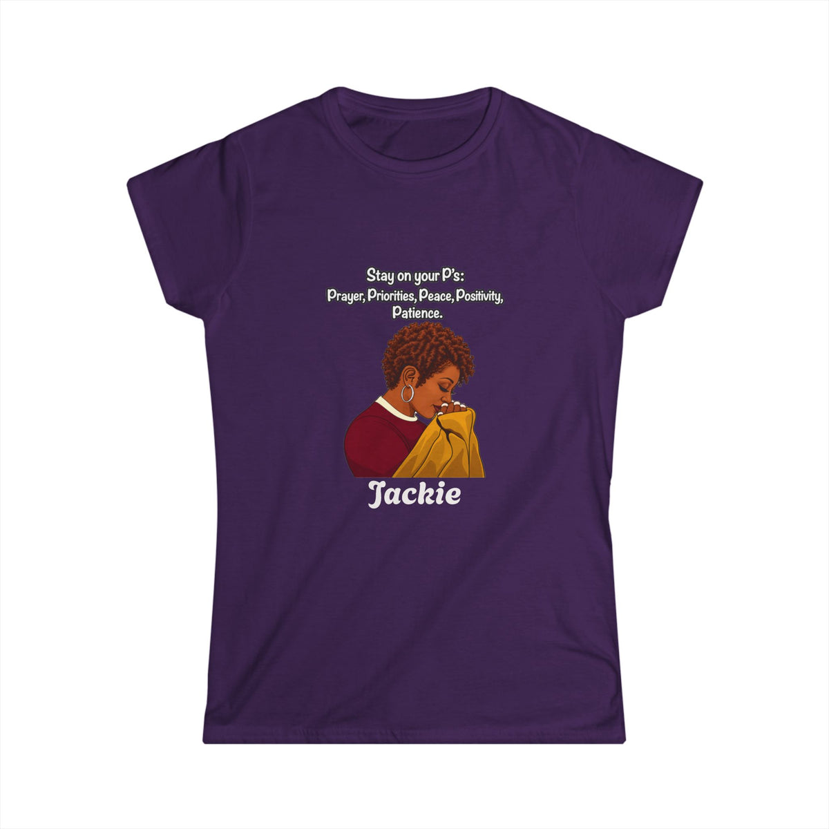Personalized Inspirational and faith based Message Tee - Your Likeness, Your name