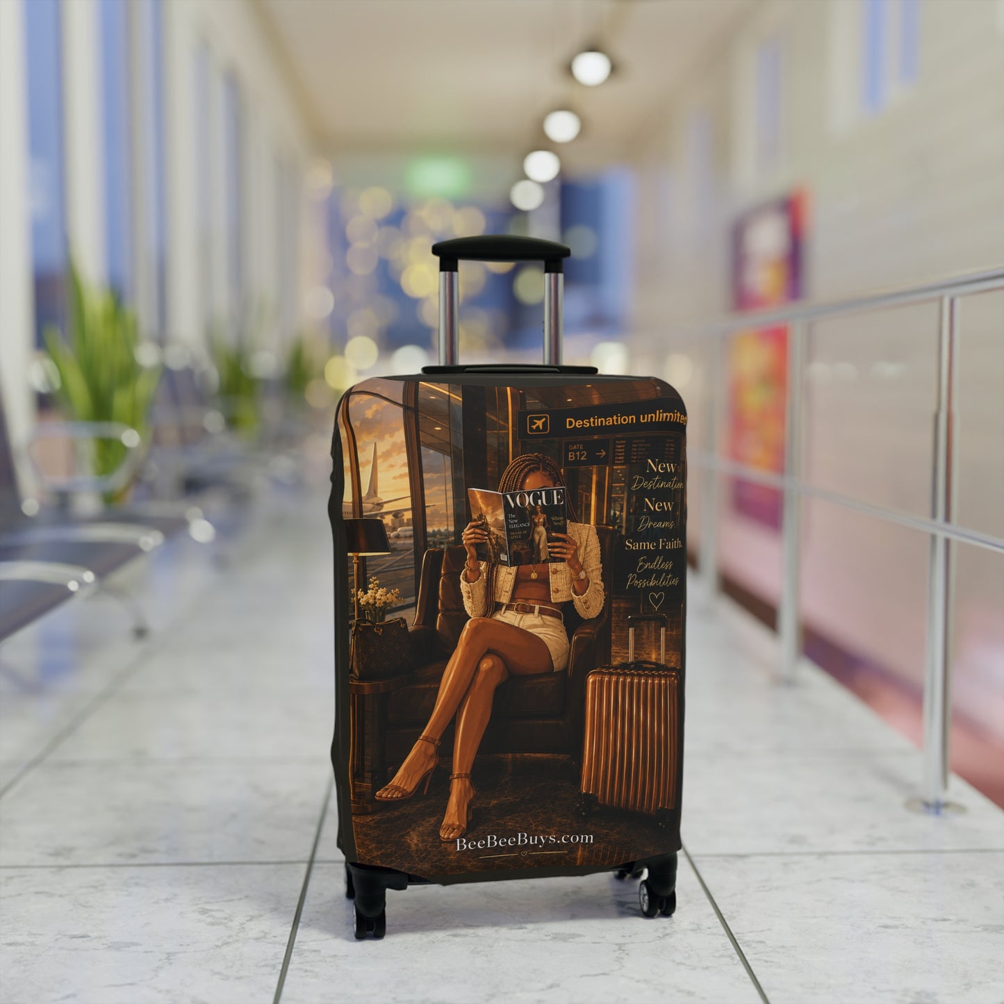 Copy of Personalized Travel Luggage Cover — Inspired by your likeness
