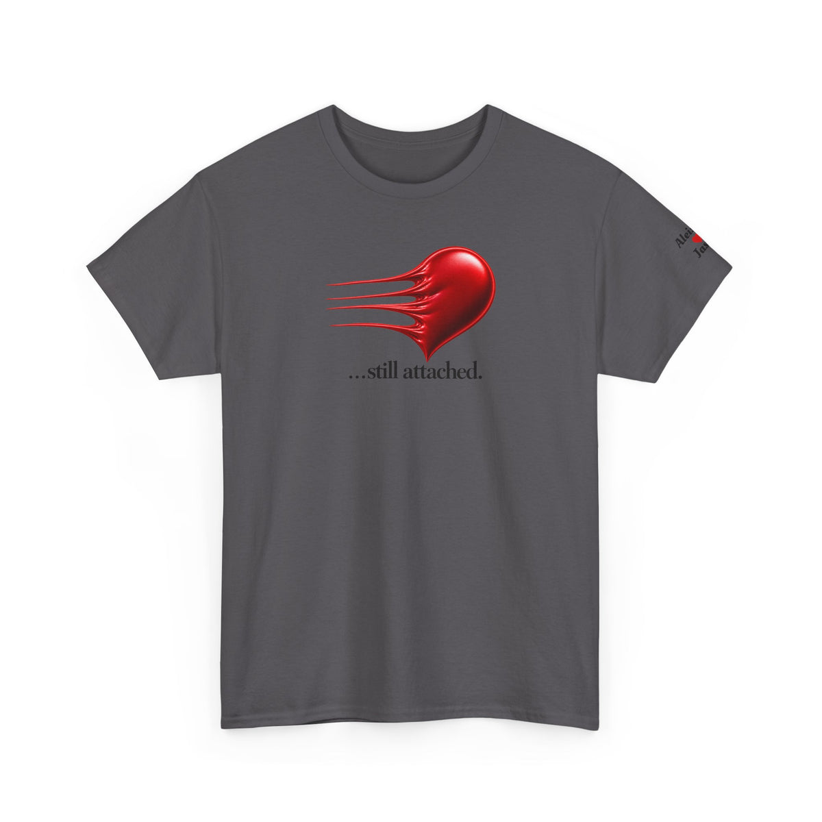 Personalize this Couples T-Shirt A little stretched...Still Attached - for those with longevity