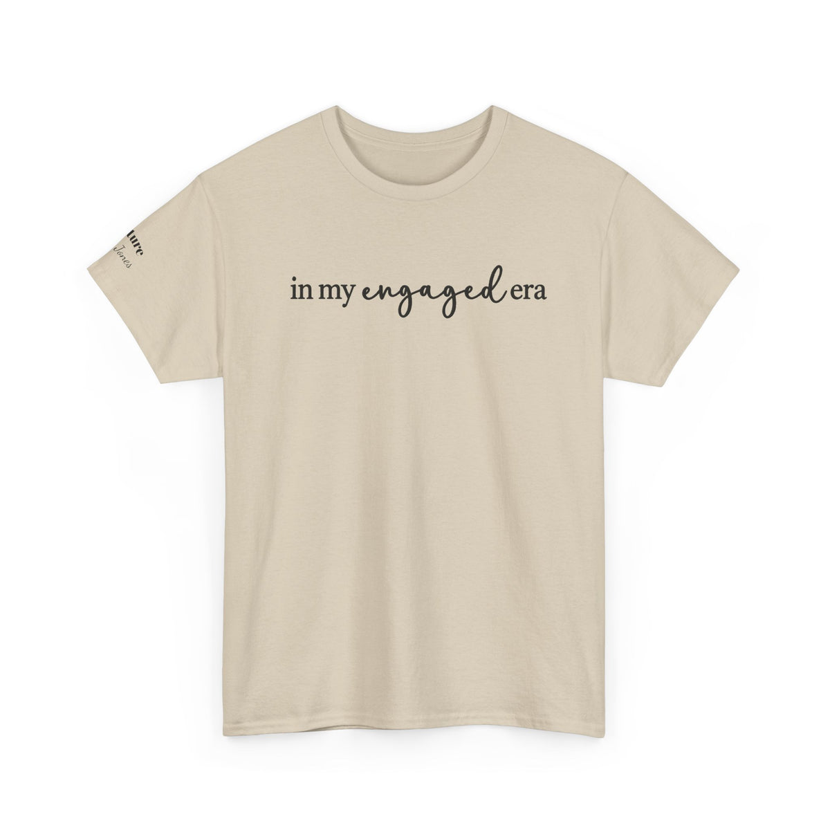 Personalized “In My Engaged Era” T-Shirt With Future Last Name