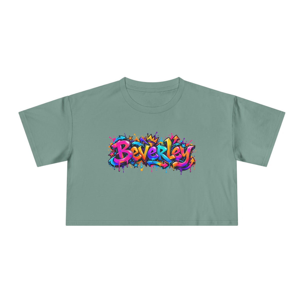 Graffiti Crop Tee