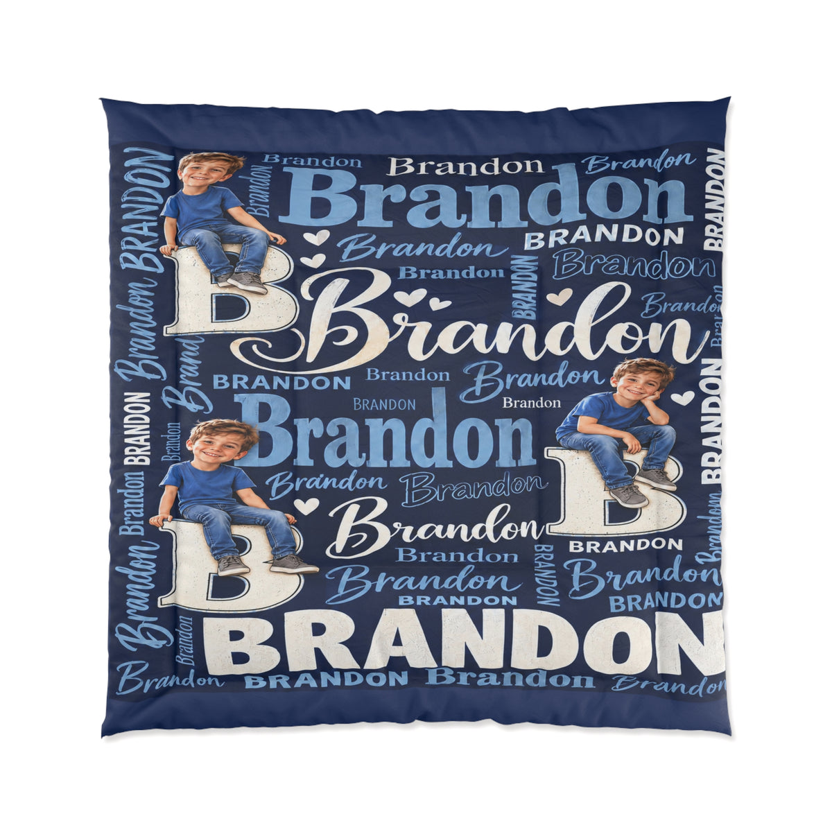 Personalized Children’s Comforter With Their Likeness and Name 2