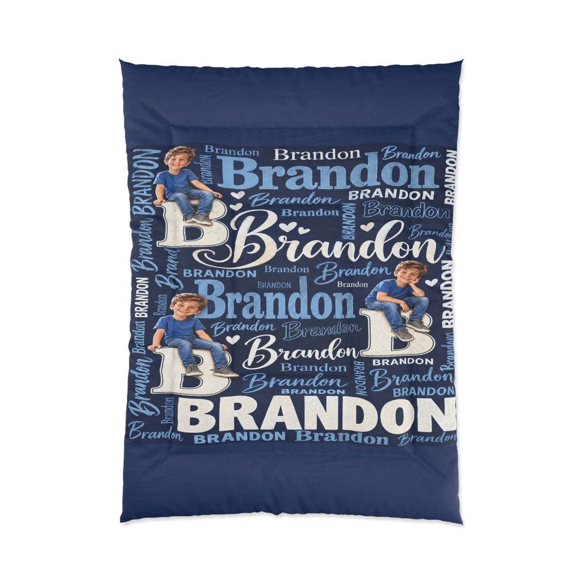 Personalized Children’s Comforter With Their Likeness and Name 2