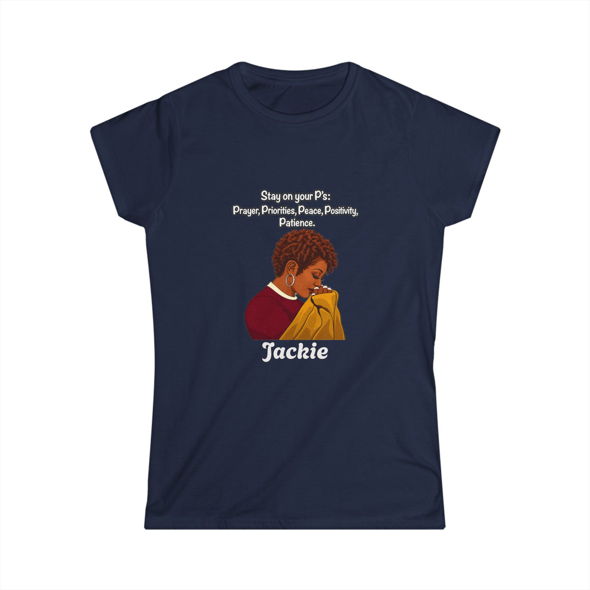 Personalized Inspirational and faith based Message Tee - Your Likeness, Your name