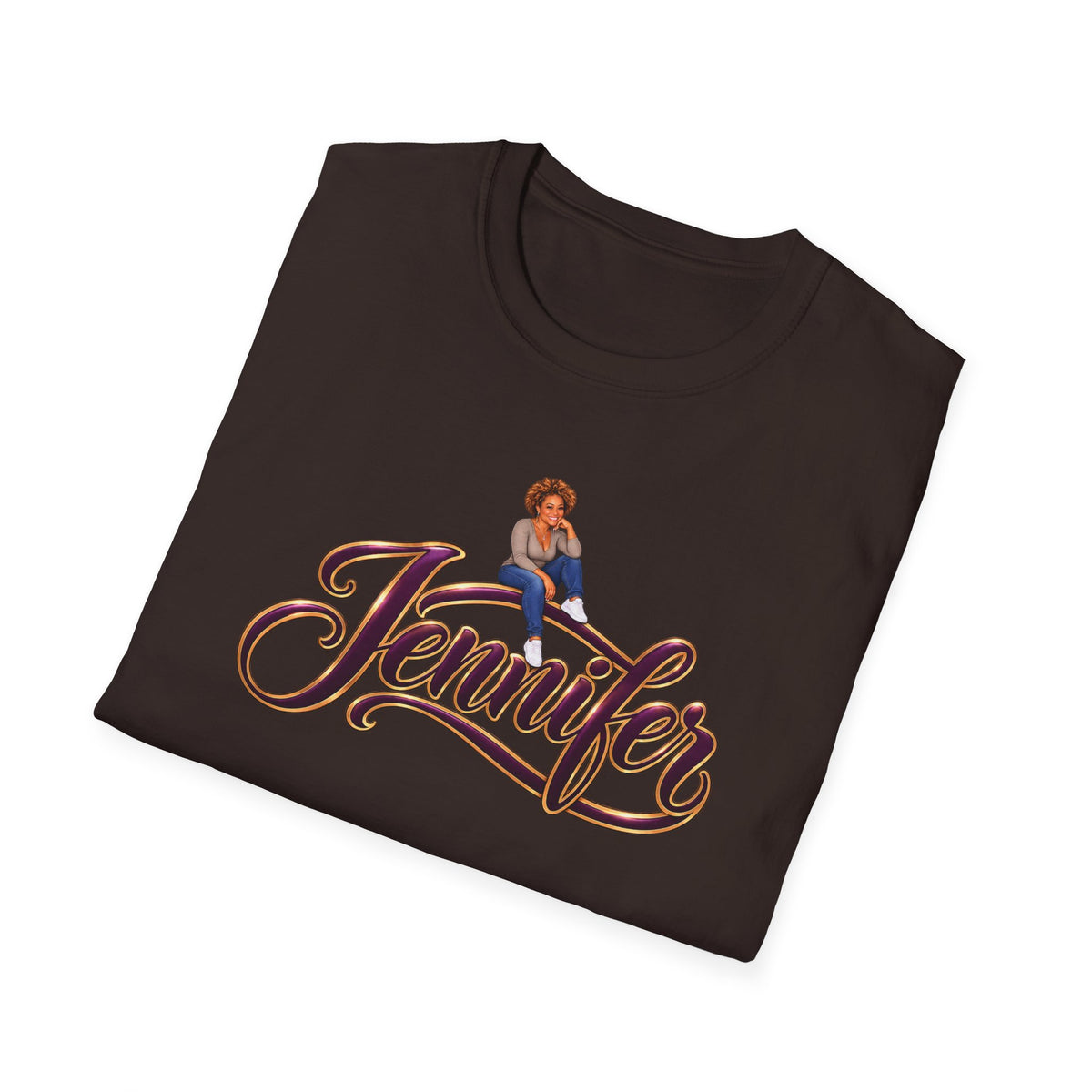 Personalized Name and Illustrated Likeness T-Shirt