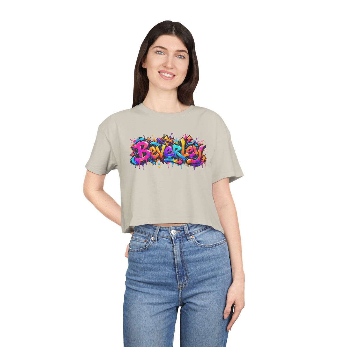 Graffiti Crop Tee