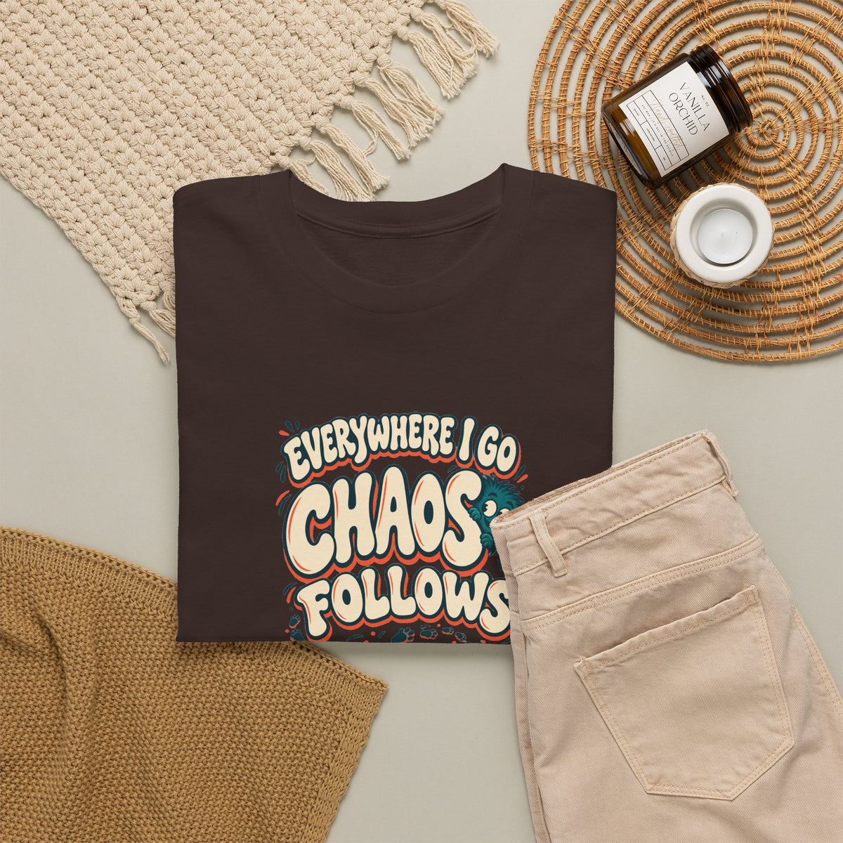 Everywhere You Go, Chaos Follows Green Chaos Graphic T-Shirt