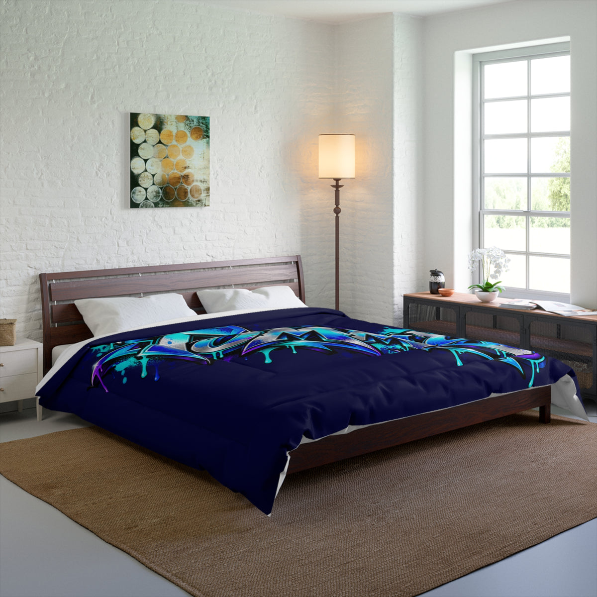 Copy of Copy of Copy of Graffiti Name Comforter — Custom 'Tommy' Street Art Bedding