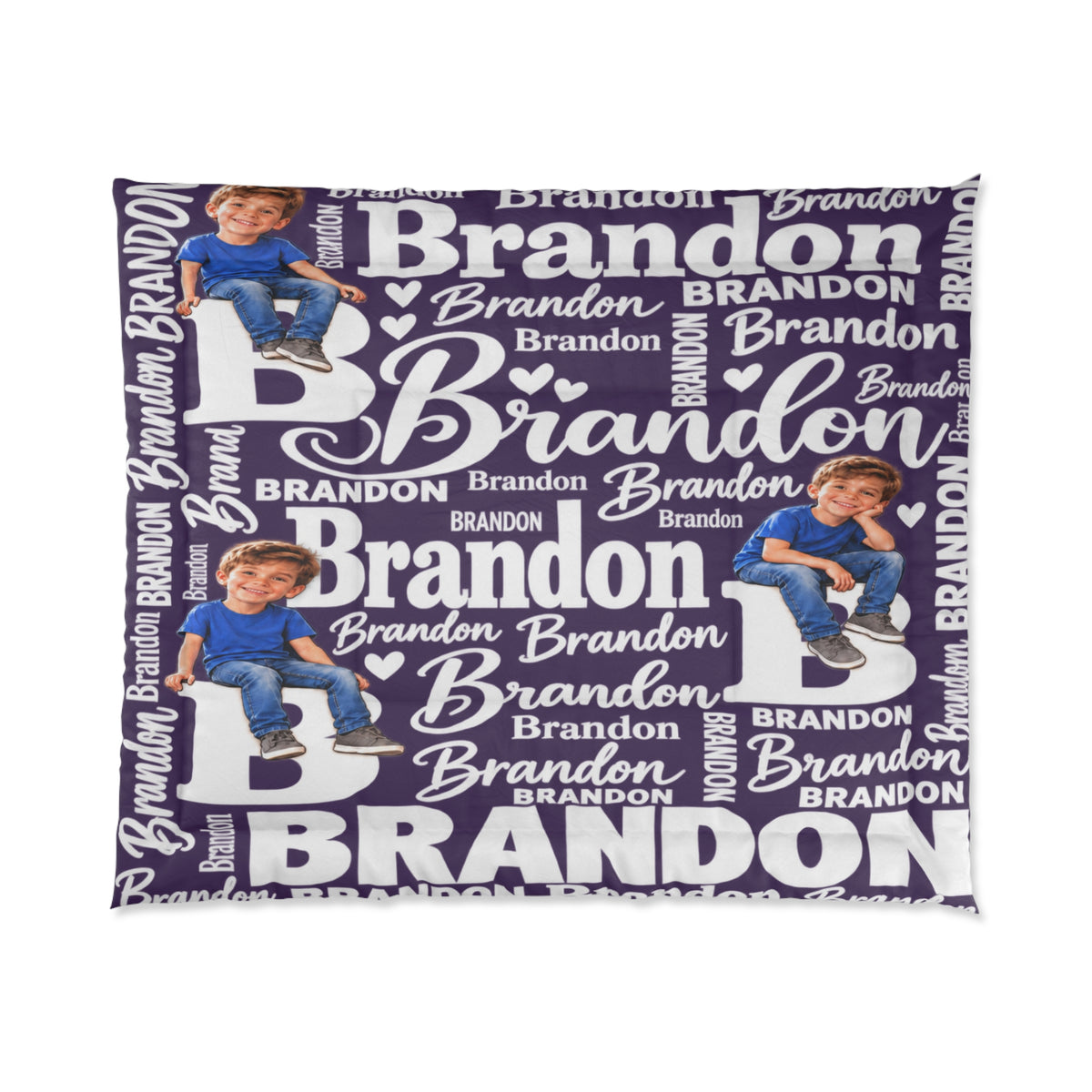 Copy of Copy of Copy of Personalized Children’s Comforter With Their Likeness and Name 2