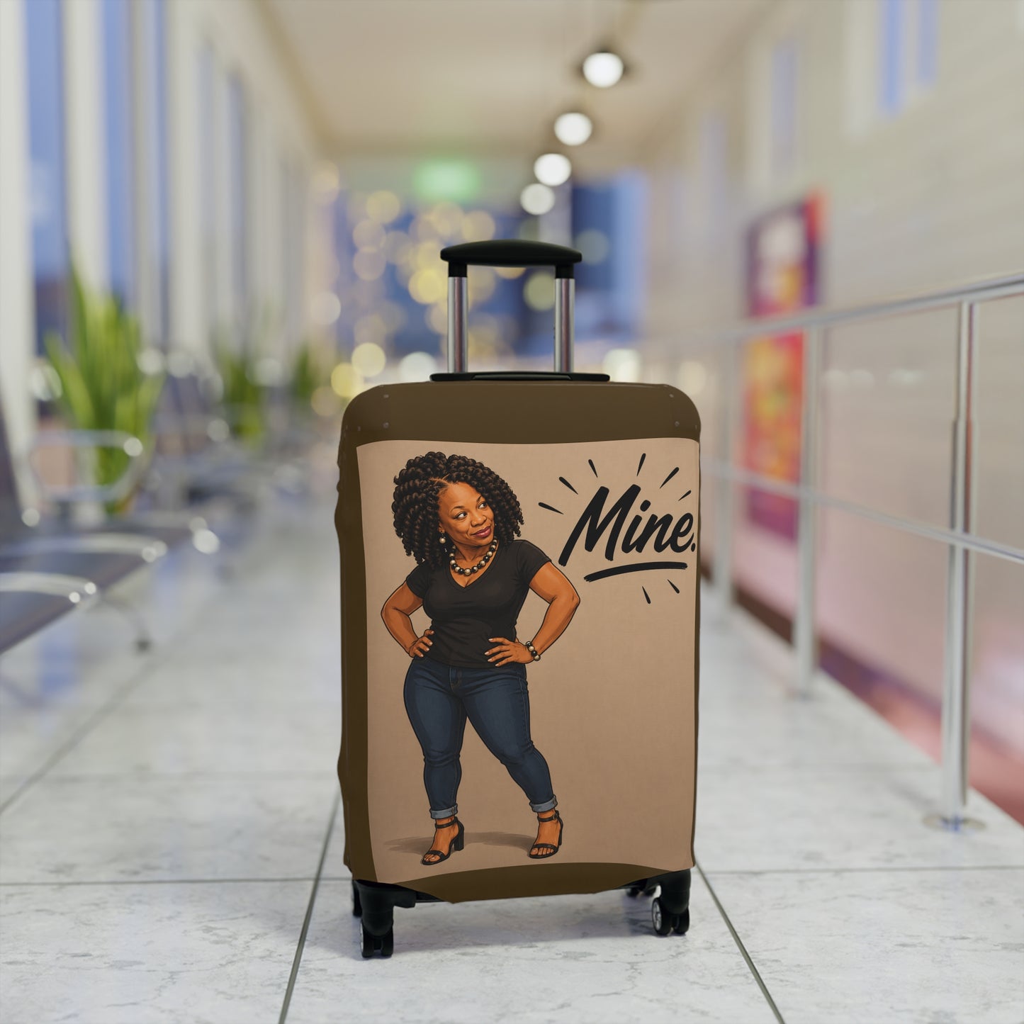 Personalized "Your Likeness" Luggage Cover