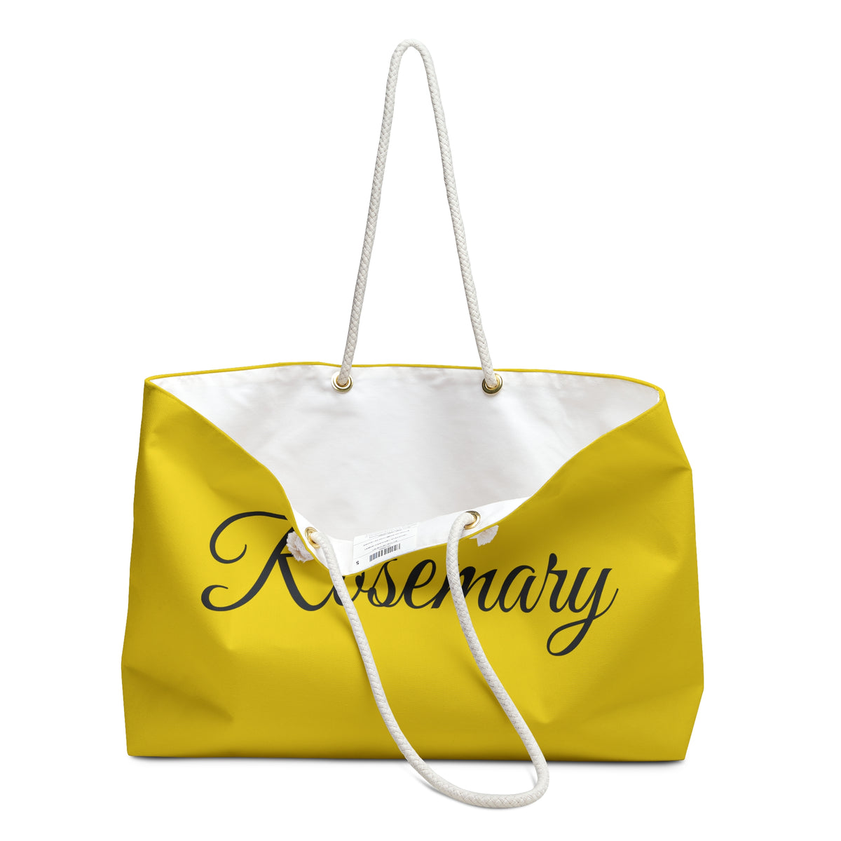 Personalized Oversized Weekender Tote Bag With Custom Name - You Personalize it!